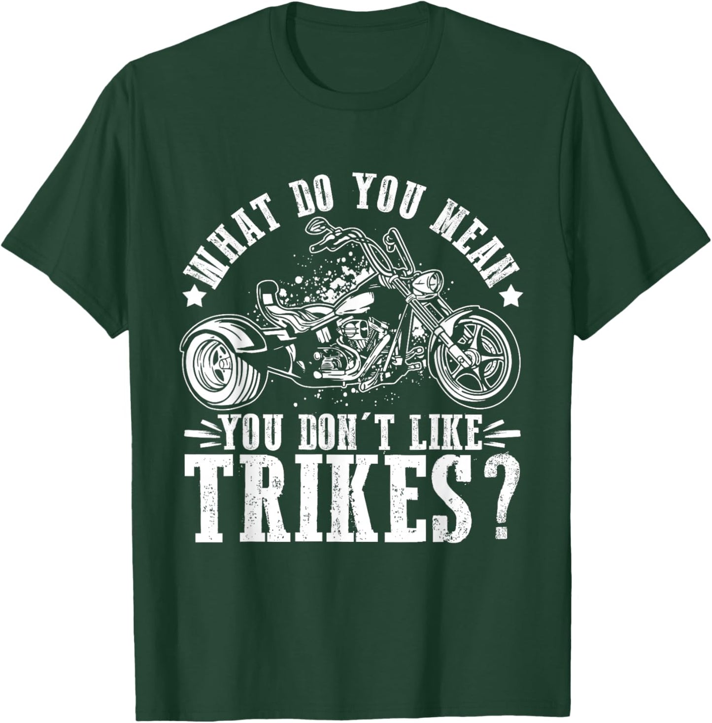 Trike for Adults Motortrike Lover Trike Motorcycles Triker T-Shirt - T-Shirt | Forest