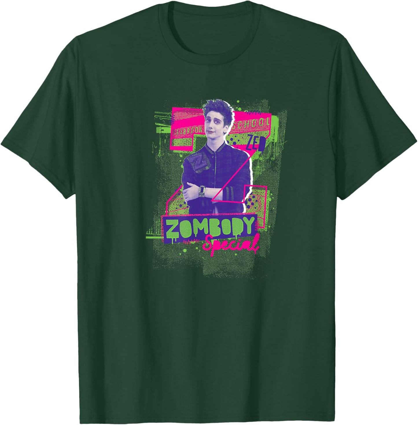 Disney Zombies 3 Zed Zombody Special Centered T-Shirt - T-Shirt | Forest