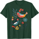 Folk Art Birds T-Shirt - T-Shirt | Forest