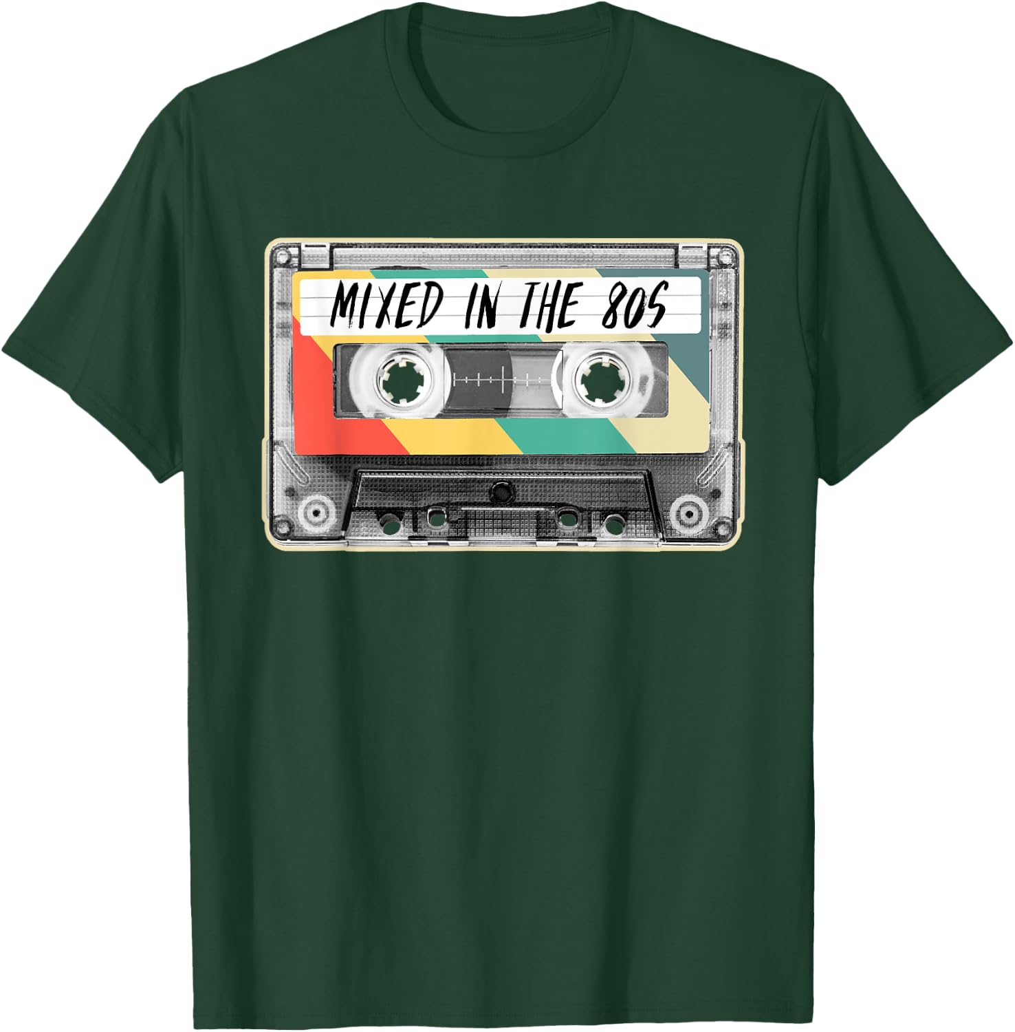 Cassette Tape Mixed in the 80s Fashion Retro 1980s Costume T-Shirt - T-Shirt | Forest