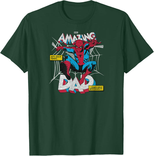 Spider-Man - Amazing Dad T-Shirt - T-Shirt | Forest