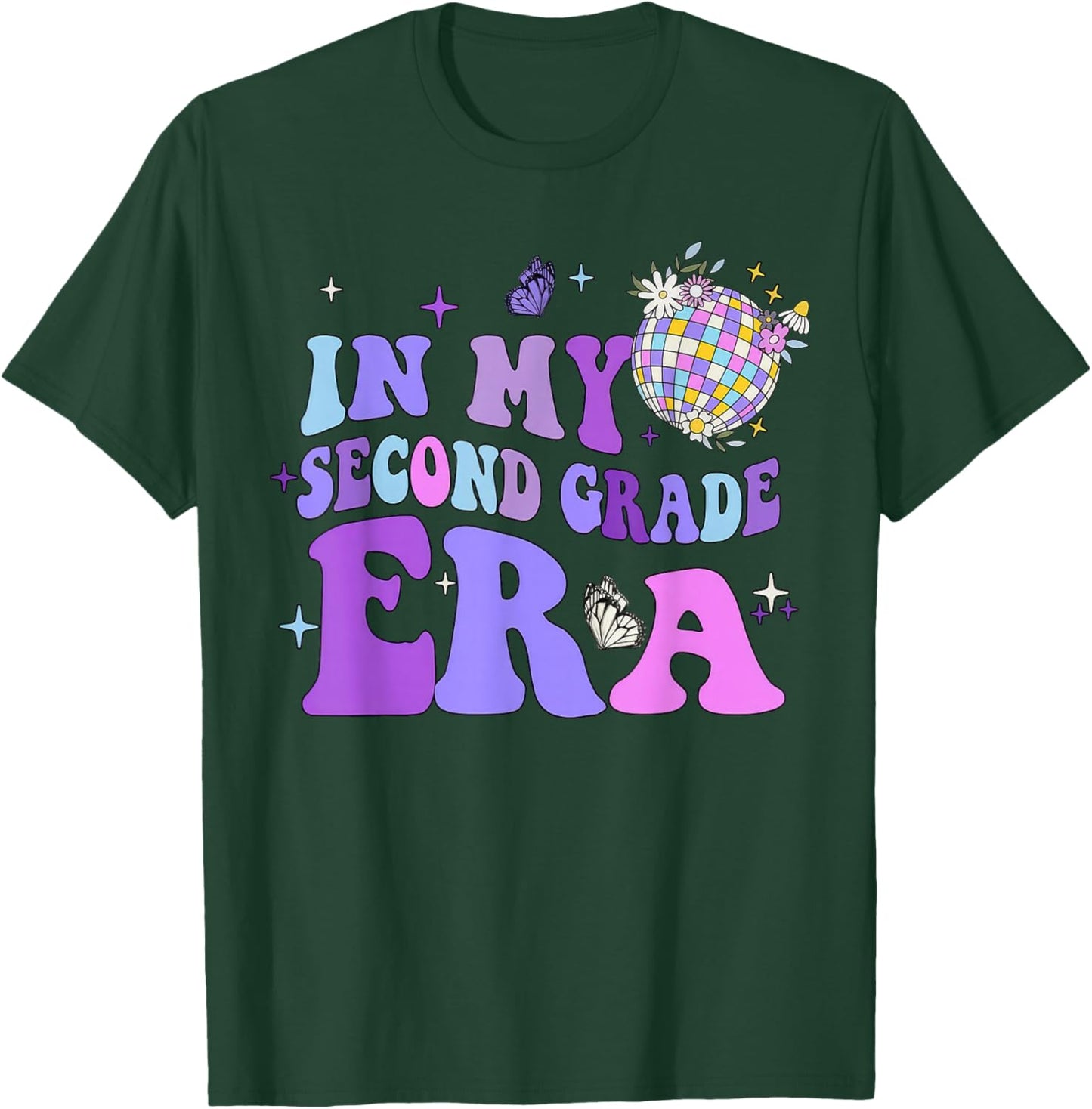 In My Second Grade Era 2nd Grade Back To School T-Shirt - T-Shirt | Forest