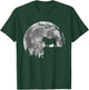 English Bulldog Moon Silhouette Funny Lazy Halloween Costume T-Shirt - T-Shirt | Forest