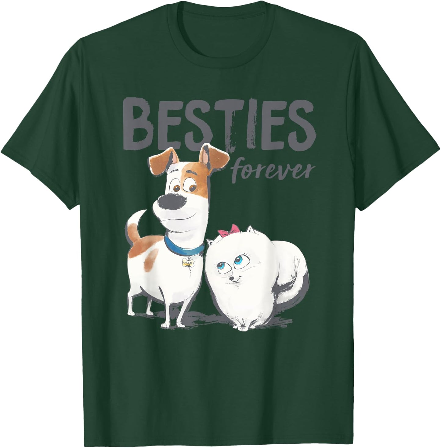 Pets 2 Max and Gidget Best Friends T-Shirt - T-Shirt | Forest