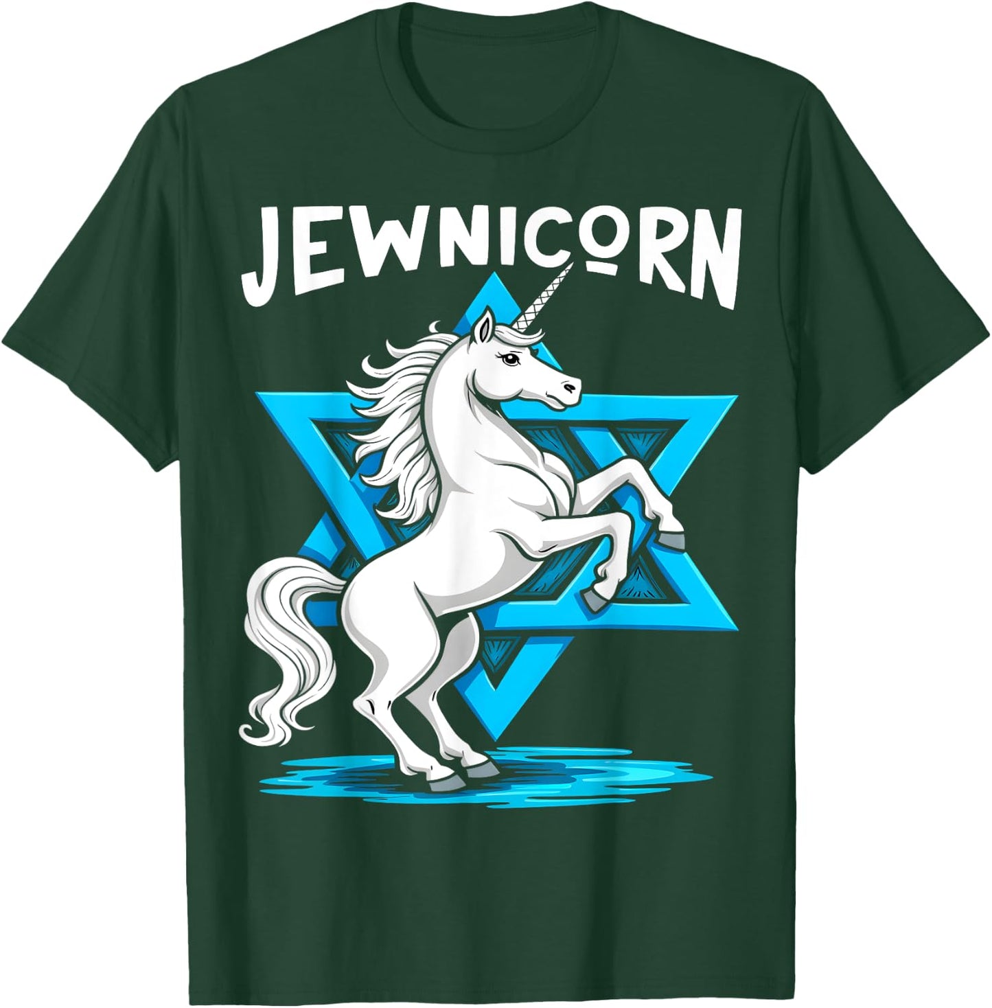 Jewnicorn Funny Jewish T-Shirt - T-Shirt | Forest