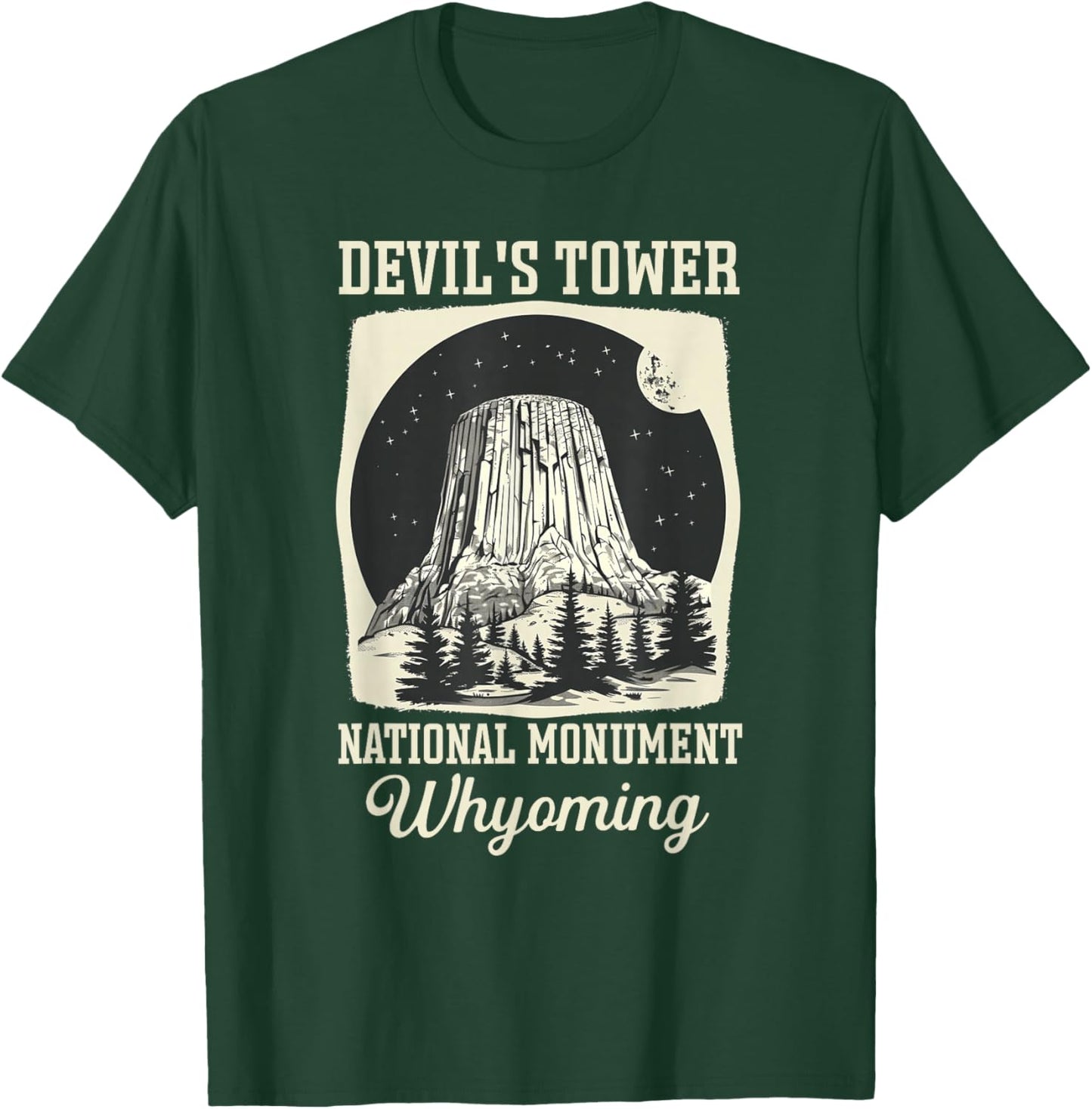Devils Tower - Devils Tower T-Shirt - T-Shirt | Forest