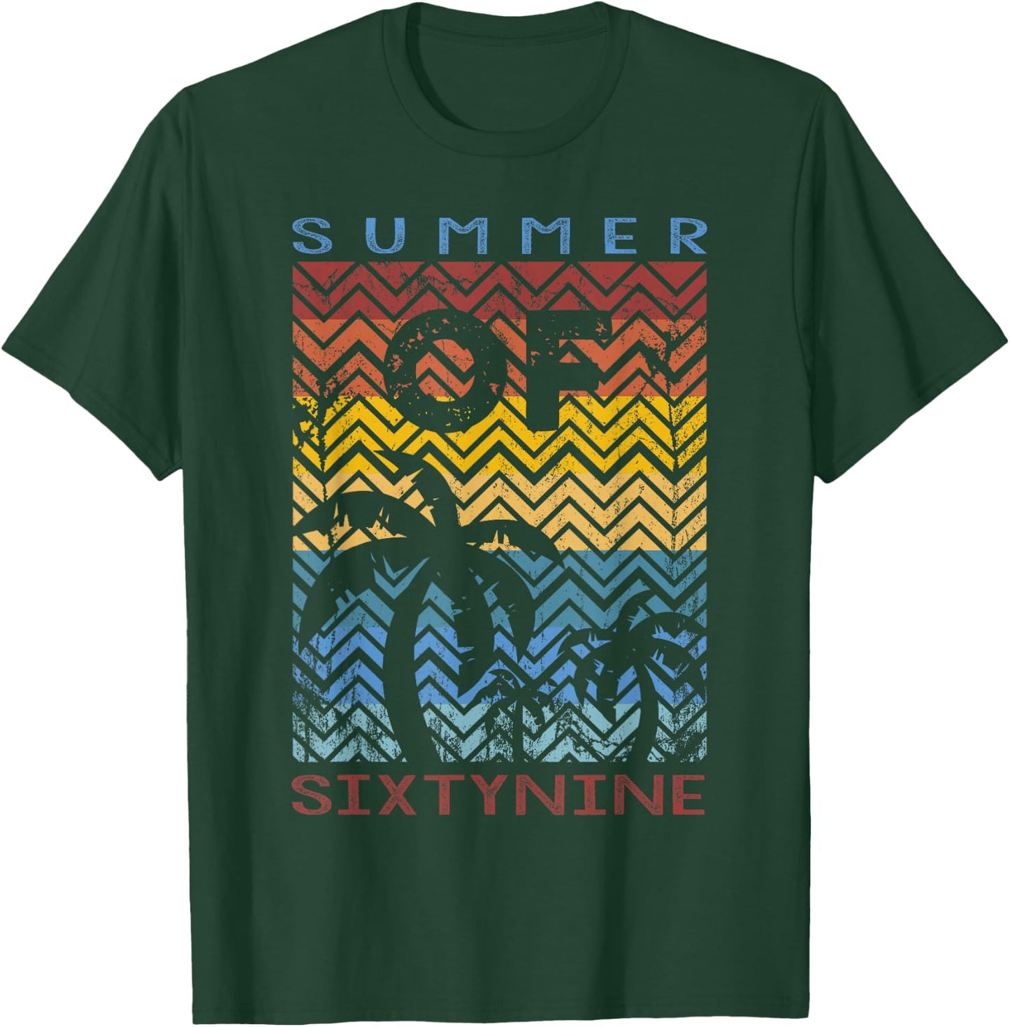 50th Birthday T Shirt Summer of 69 Gift Mom Daddy T-Shirt - T-Shirt | Forest