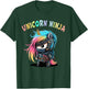 UNICORN NINJA Girls In Training Kids Kinder Teachers Squad T-Shirt - T-Shirt | Forest