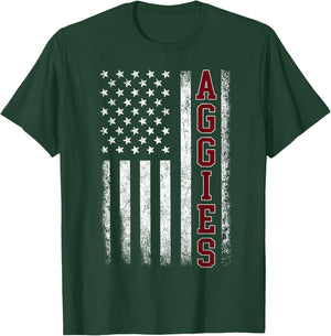 Retro Vintage Aggies Men Women Kids T-Shirt - T-Shirt | Forest