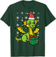 Christmas Dragon Santa Cute Xmas Boys Girls Kids Toddler T-Shirt - T-Shirt | Forest
