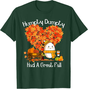 Humpty Dumpty Had A Great Fall Autumn Leaves Thanksgiving T-Shirt - T-Shirt | Forest