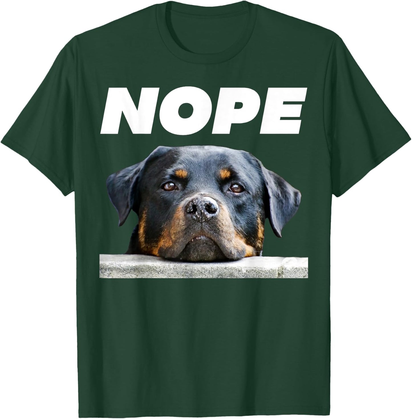 Rotweiller Nope Rottie Face Not Today Love My Rottweiler Dog Women T-Shirt - T-Shirt | Forest