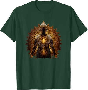 Buddha Statue Yoga Buddhist Zen Buddhism Meditation T-Shirt - T-Shirt | Forest