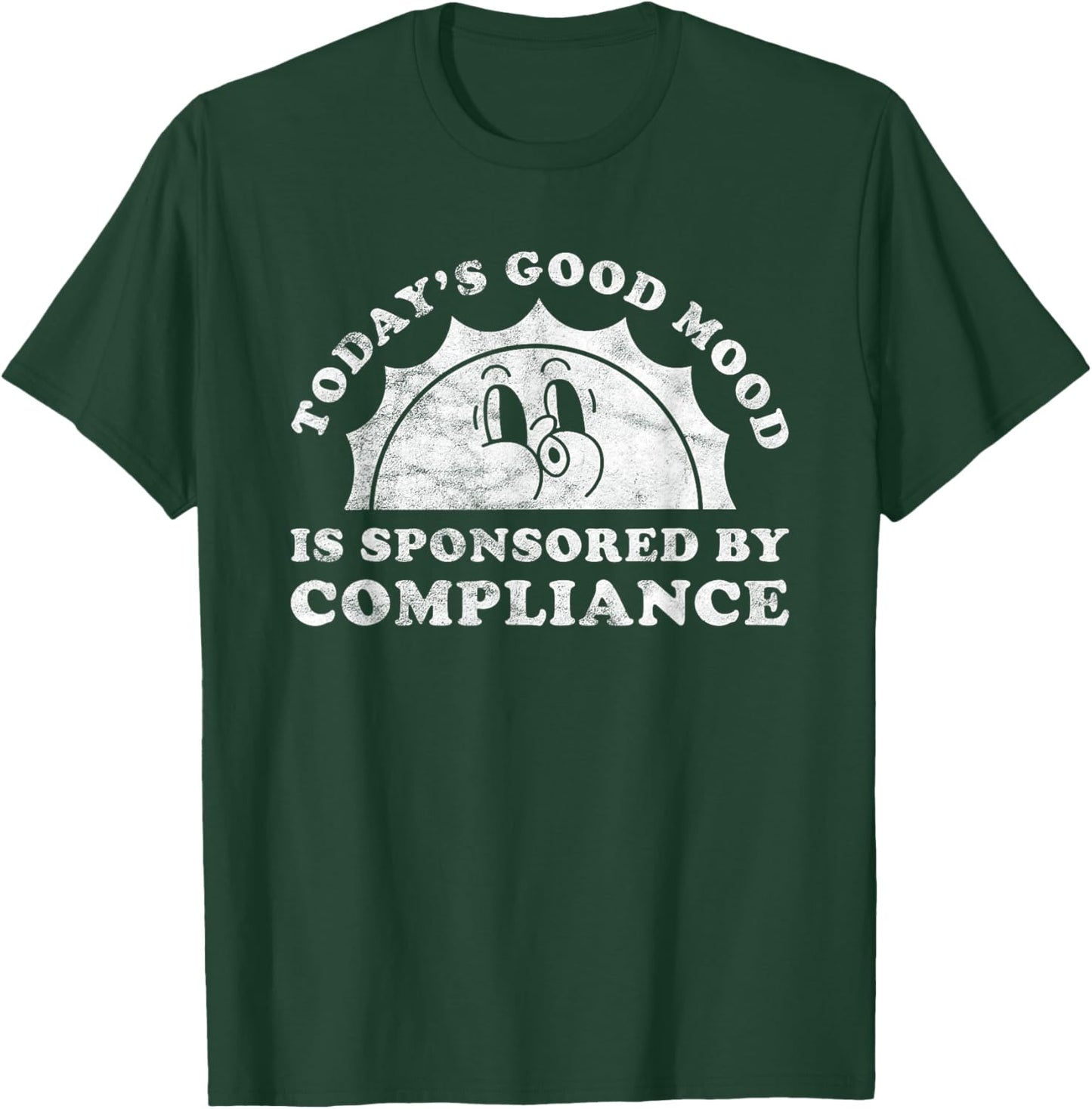 Funny Cute Retro Vintage Compliance or Compliance Officer T-Shirt - T-Shirt | Forest