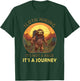 Sloth Hiking Team It's Not A Race It's A Journey Sloth Hiker T-Shirt - T-Shirt | Forest