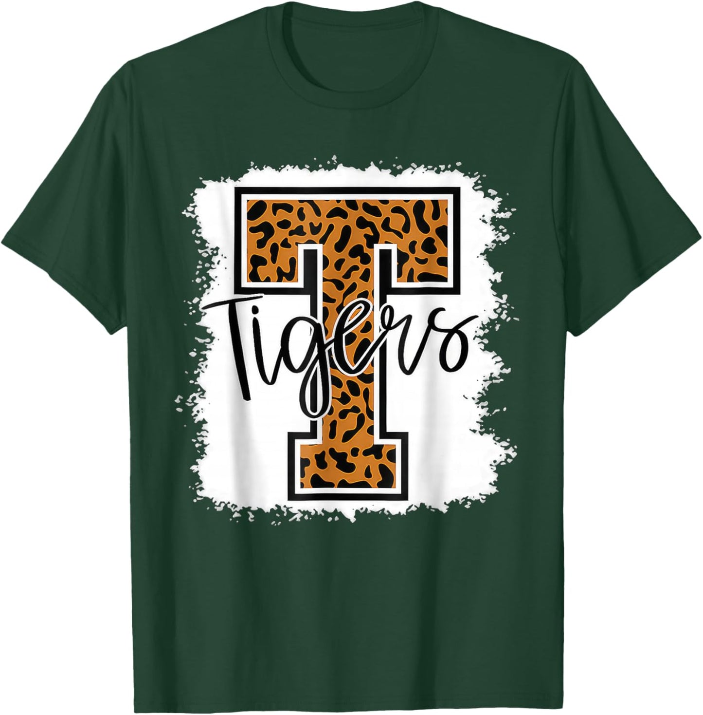 Tigers Swash School Spirit Orange Black T Shirt T-Shirt - T-Shirt | Forest