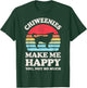 Chiweenies Make Me Happy You Not So Much Retro Dog Lover T-Shirt - T-Shirt | Forest