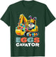 Kids Eggs Cavator Easter Bunny Excavator Boys T-Shirt - T-Shirt | Forest