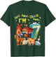 Barnyard 7th Birthday Farm Animals 7 Years Old Farming T-Shirt - T-Shirt | Forest