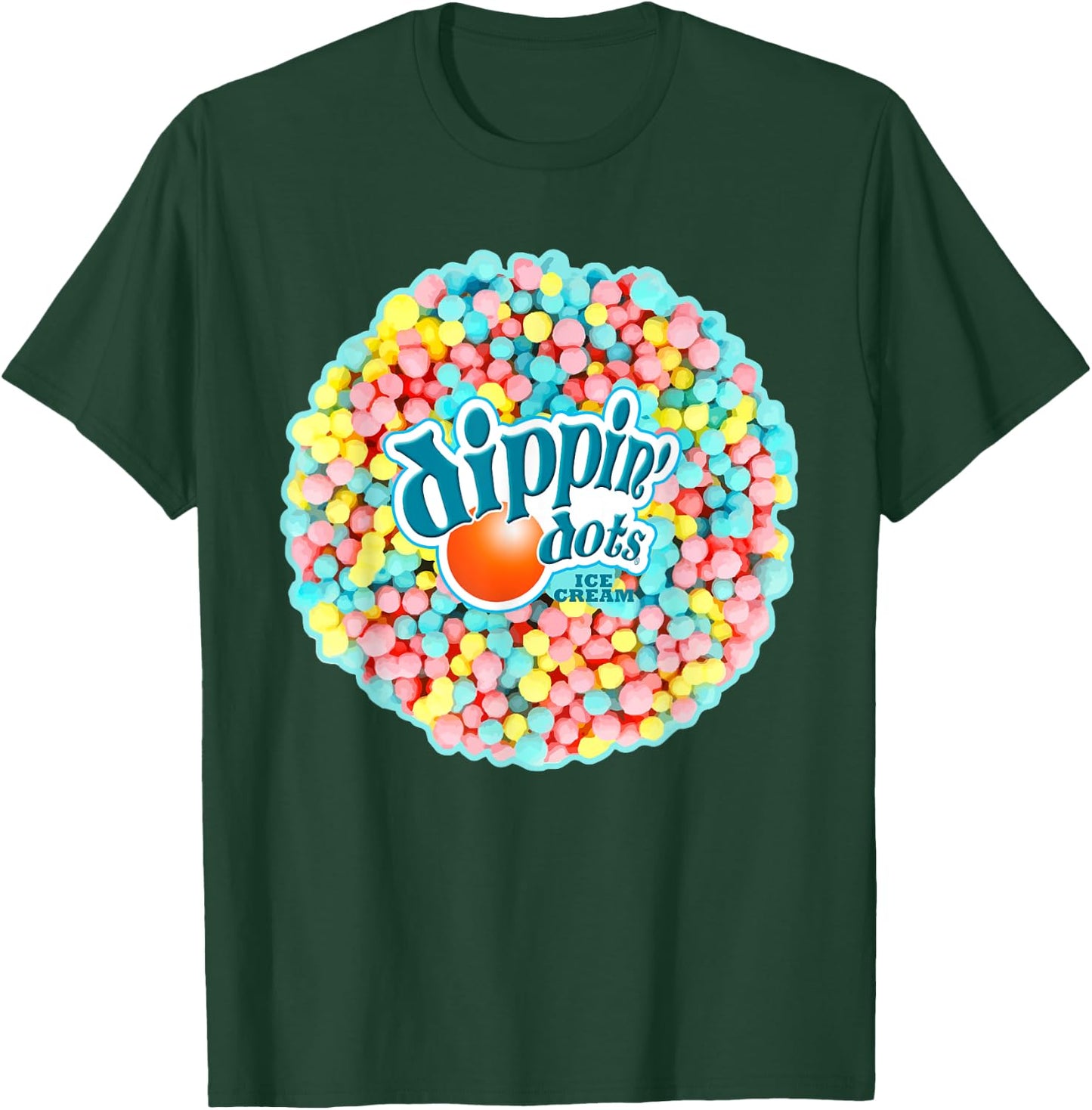 Dippin Dots - Rainbow Color Ice Cream T-Shirt - T-Shirt | Forest