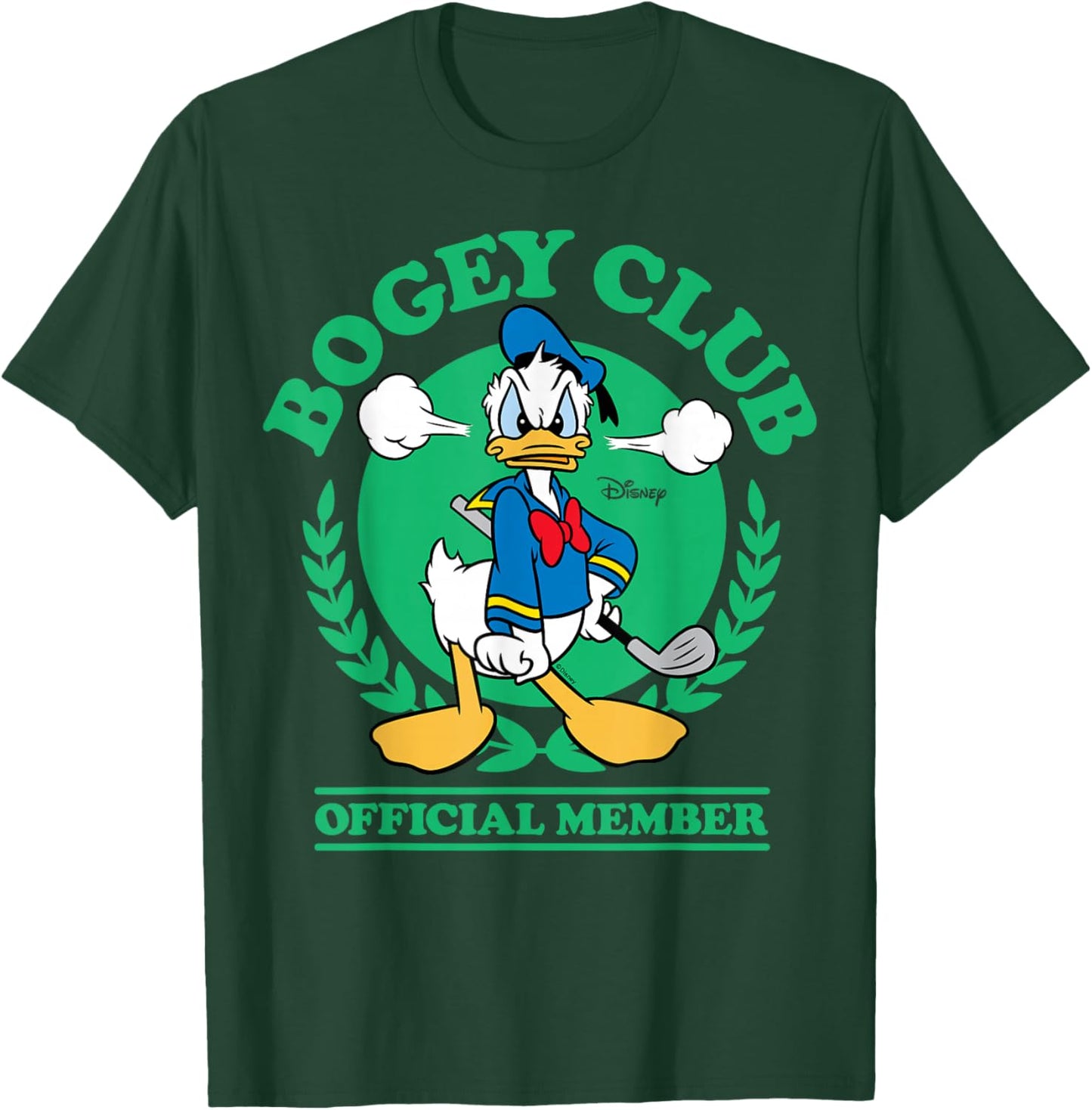 Donald Duck - Golf Bogey Club Official Member T-Shirt - T-Shirt | Forest