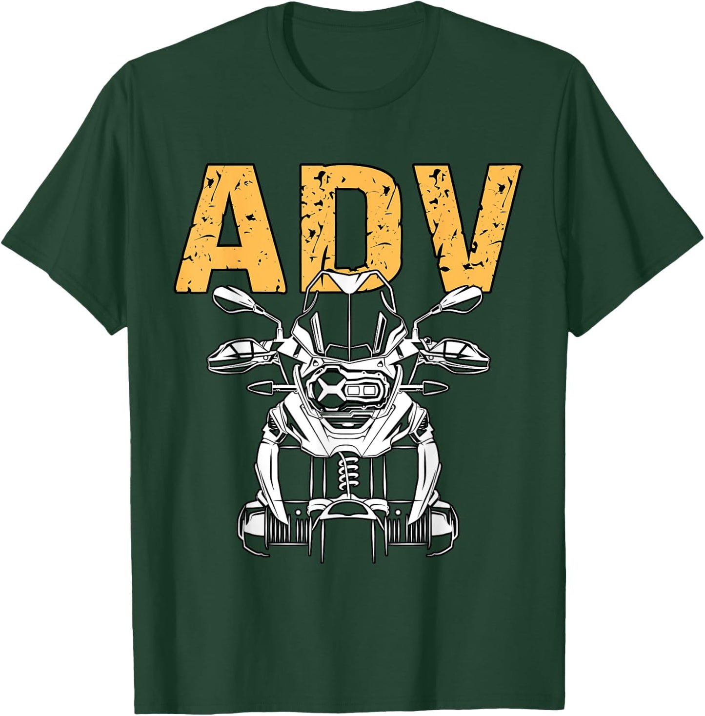 Adventure Rider Motorcycle Biker OffRoad Mountain Travel GS T-Shirt - T-Shirt | Forest