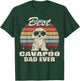 Best Cavapoo Dad Ever Vintage Retro Dog Dad T-Shirt - T-Shirt | Forest
