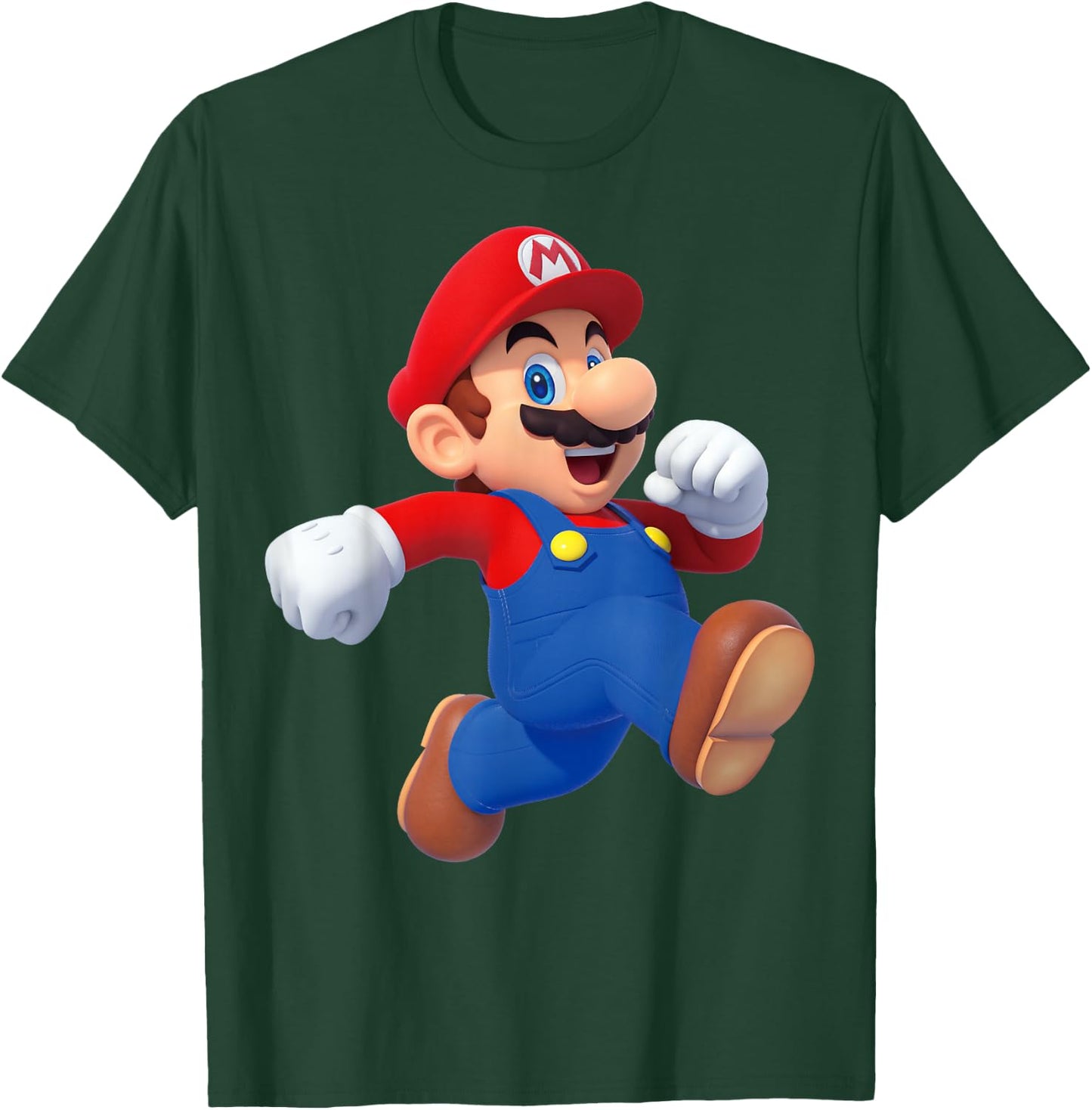 Super Mario Running Mario 3D Poster T-Shirt - T-Shirt | Forest