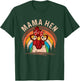 Mama Hen Vintage Retro Chicken Mom Chicken Lady Mother's Day T-Shirt - T-Shirt | Forest