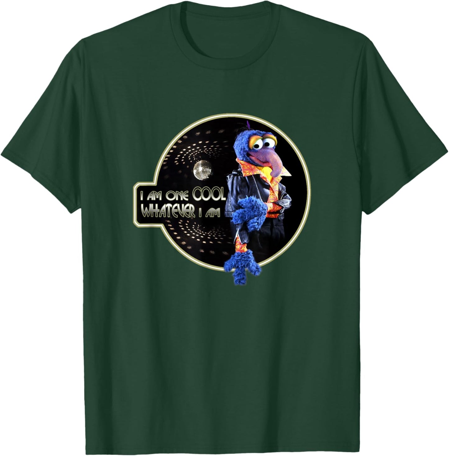Disney The Muppets Gonzo I Am One Cool Whatever I Am Retro T-Shirt - T-Shirt | Forest