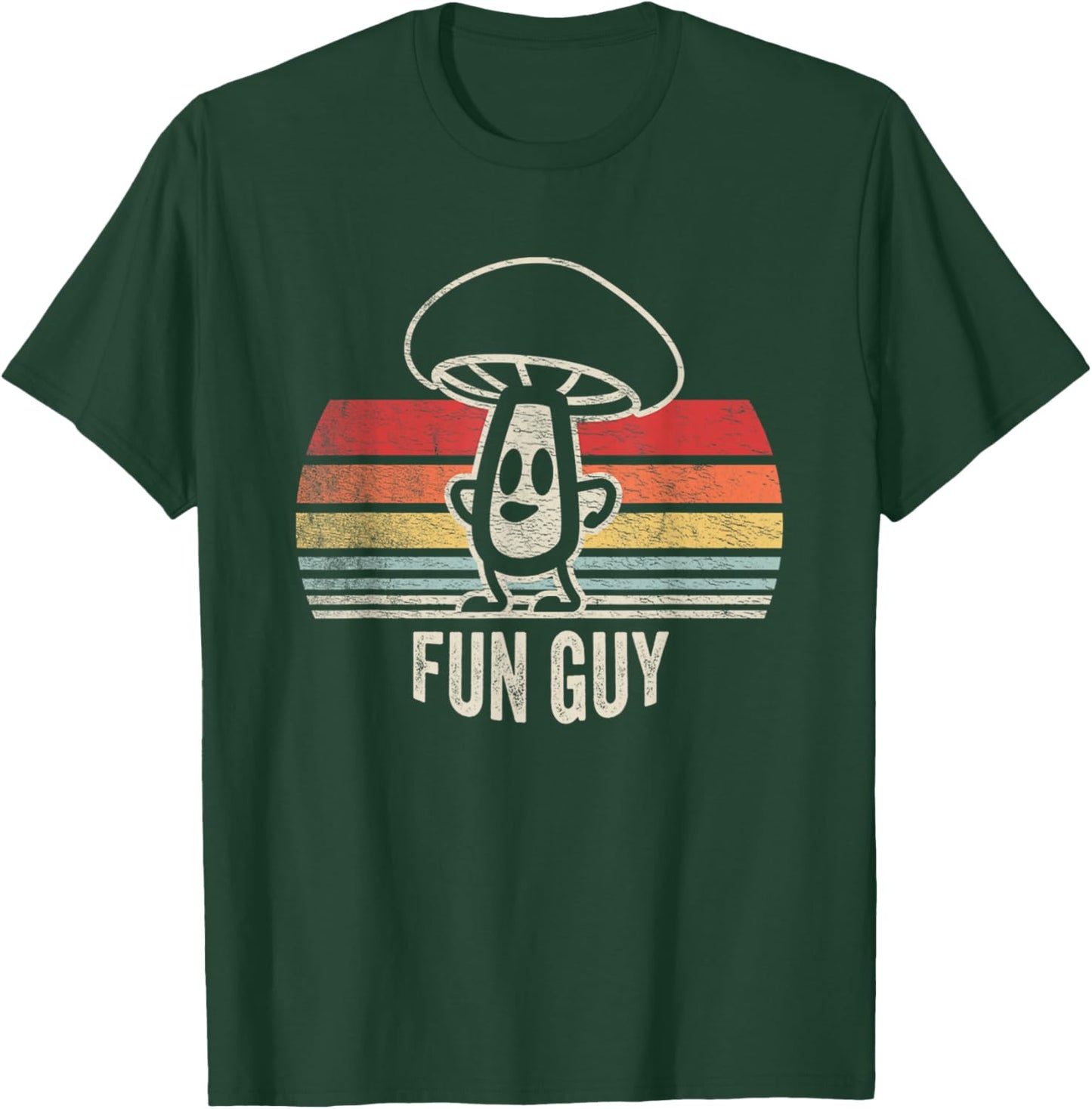 Vintage Fun Guy Fungi Shirt Funny Mushroom Fungus Humor T-Shirt - T-Shirt | Forest