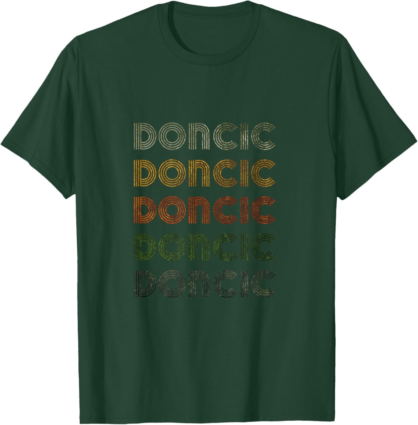 Love Heart Doncic Grunge Vintage Style Black Doncic T-Shirt - T-Shirt | Forest