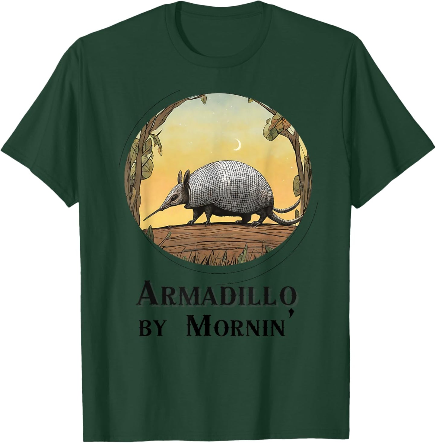 Armadillo by Morning T-Shirt - T-Shirt | Forest