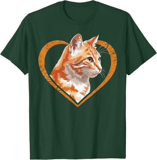 Orange Tabby Cat Orange Cat T-Shirt - T-Shirt | Forest