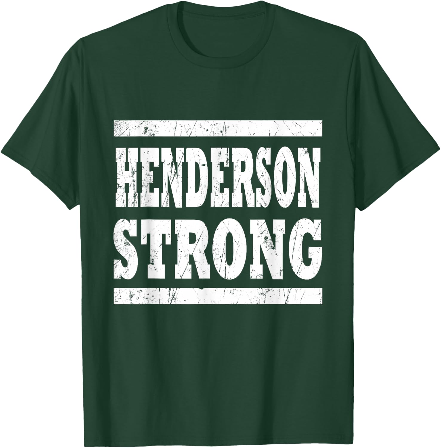 HENDERSON Strong Squad Family Reunion Last Name Team Custom T-Shirt - T-Shirt | Forest