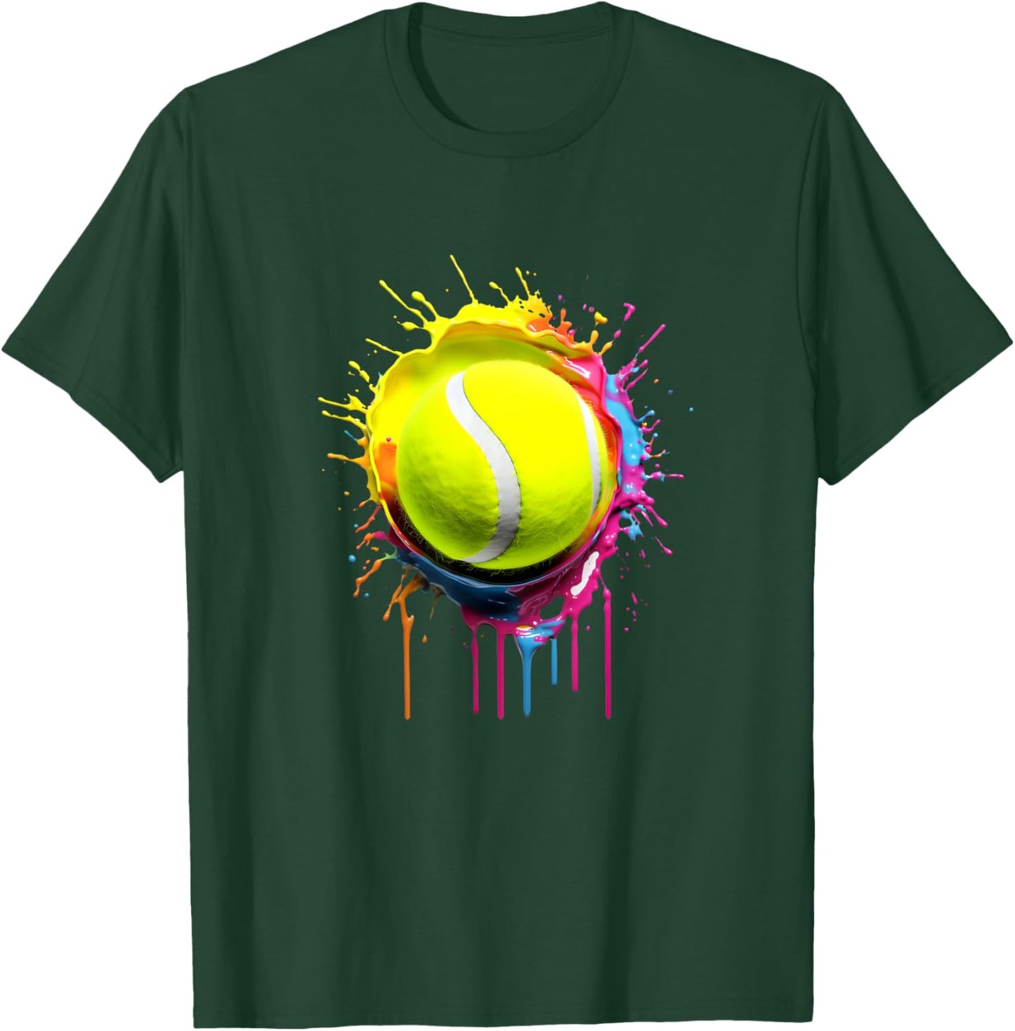 Best Tennis Team Player Tennis Playing Fan Love T-Shirt - T-Shirt | Forest