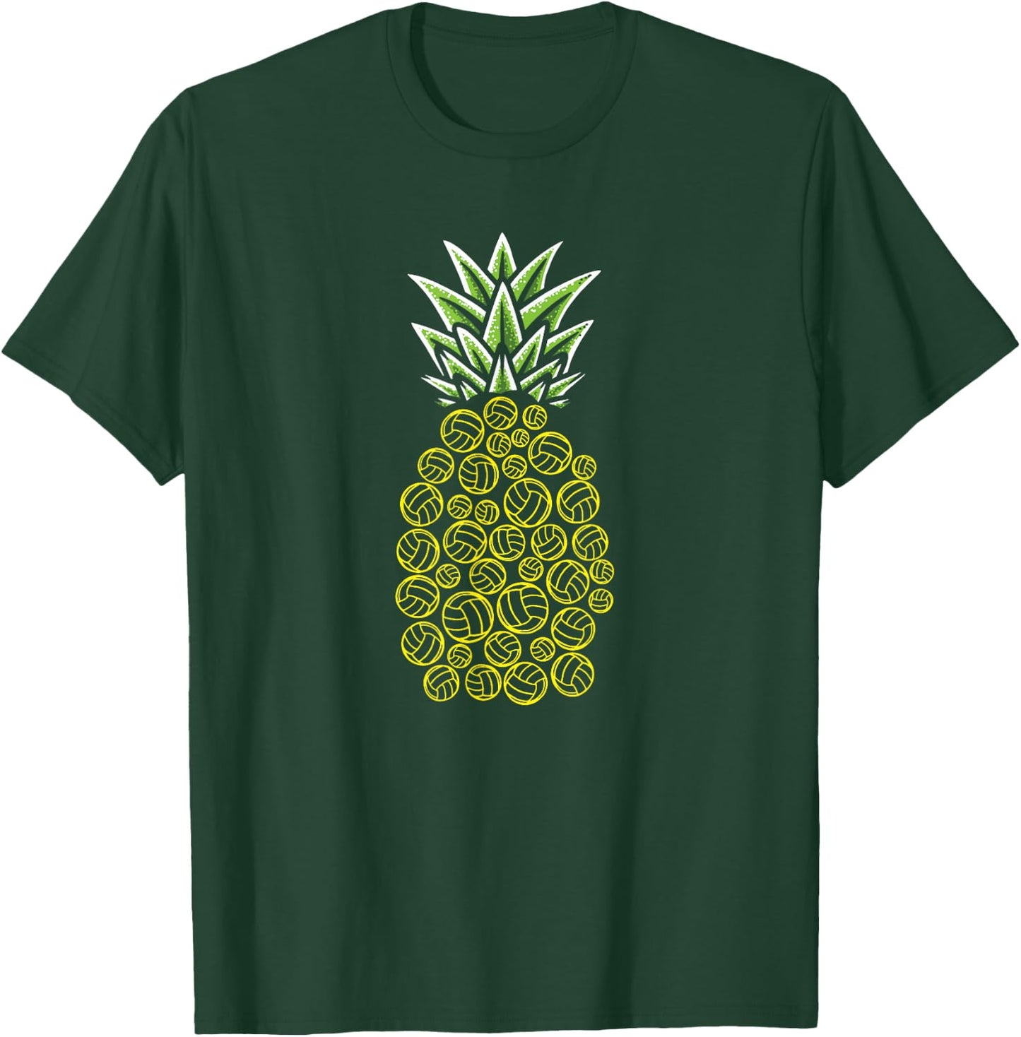 Pineapple Aloha Beaches Hawaii Beach Volleyball - Vball T-Shirt - T-Shirt | Forest