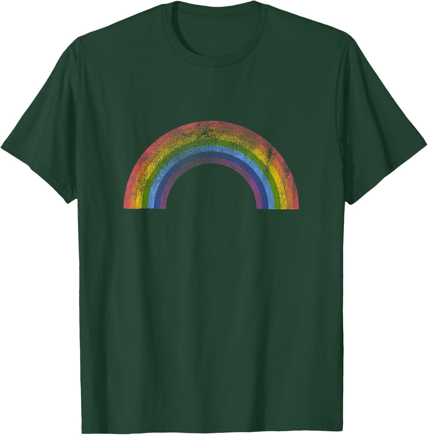Original Rainbow Vintage Retro 80's Style Gay Pride T-Shirt - T-Shirt | Forest