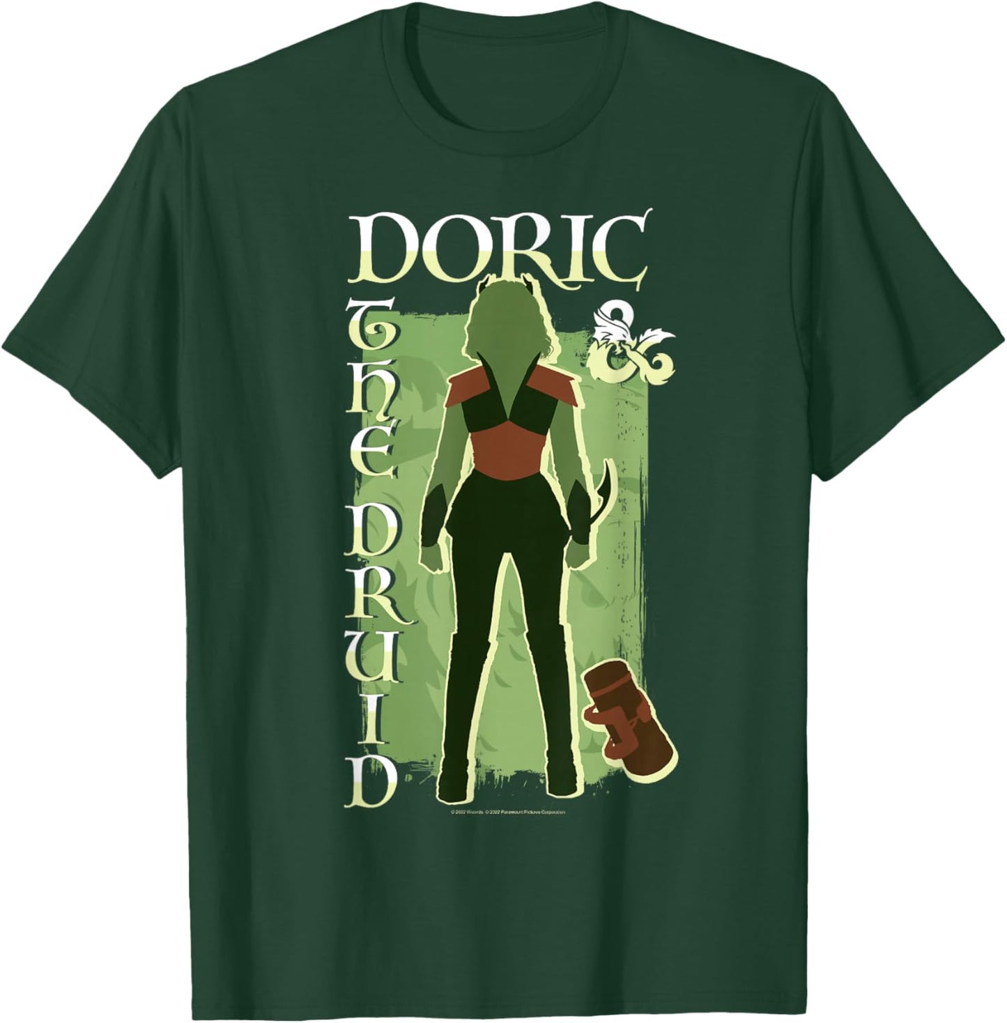 Dungeons & Dragons: Honor Among Thieves Doric The Druid T-Shirt - T-Shirt | Forest