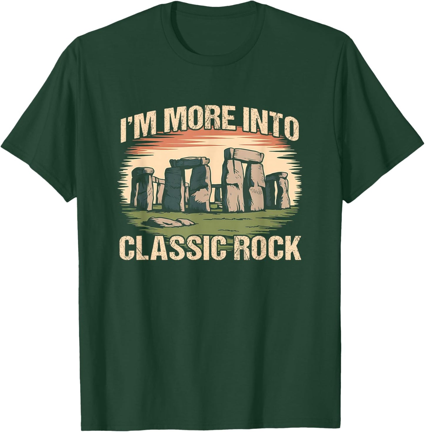 Stonehenge Classic Rock Funny History Pun T-Shirt - T-Shirt | Forest