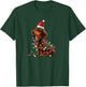 Dachshund Christmas Weiner Dog Xmas Pajamas Cute Women Kids T-Shirt - T-Shirt | Forest