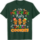 My Preschool Kids Are Smart Cookies Christmas Teacher Gift T-Shirt - T-Shirt | Forest