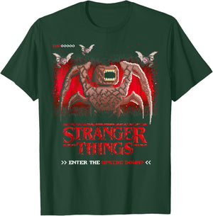 Stranger Things Season 5 Enter The Upside Down? Retro Game T-Shirt - T-Shirt | Forest