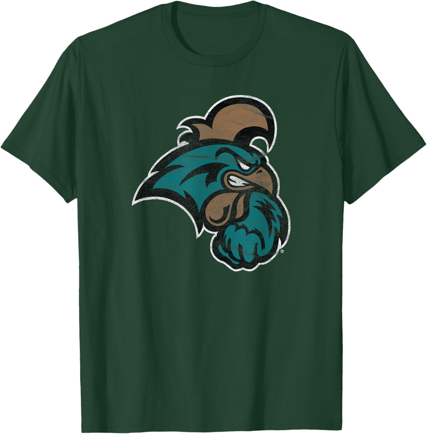 Coastal Carolina University CCU Rooster T-Shirt - T-Shirt | Forest