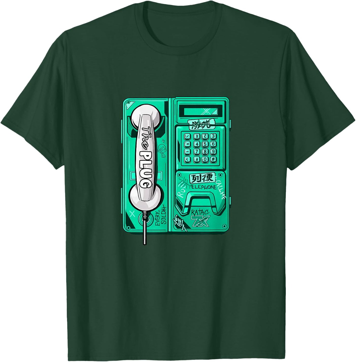 Light Teal Aqua Color Plugged Light Teal Aqua T-Shirt - T-Shirt | Forest