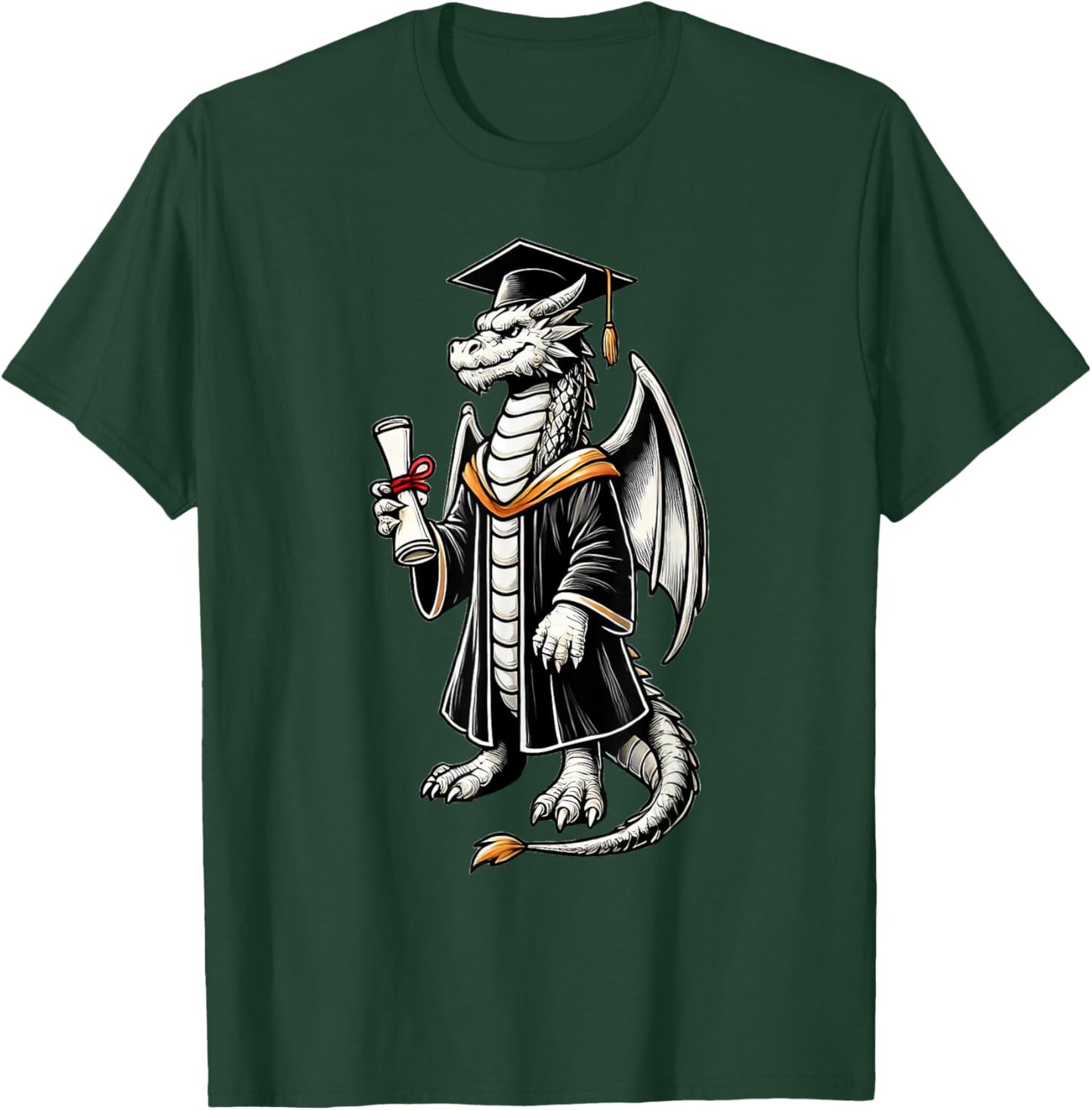 Cute Dragon Graduation T-Shirt - T-Shirt | Forest