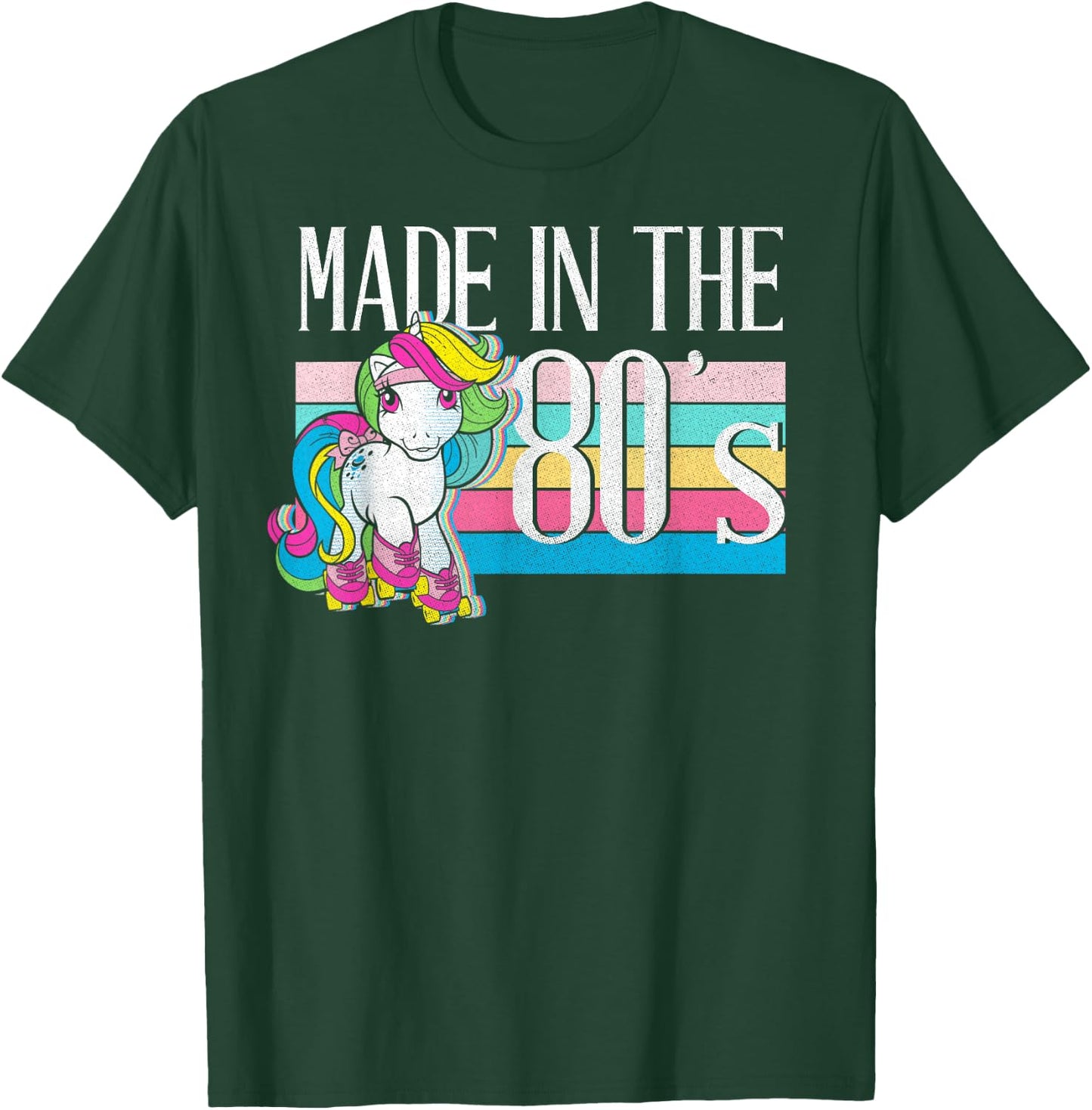 My Little Pony Moonstone Made in The 80's Retro Skater T-Shirt - T-Shirt | Forest