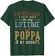 Poppa Is My Favorite Name - Father's Day Poppa T-Shirt - T-Shirt | Forest