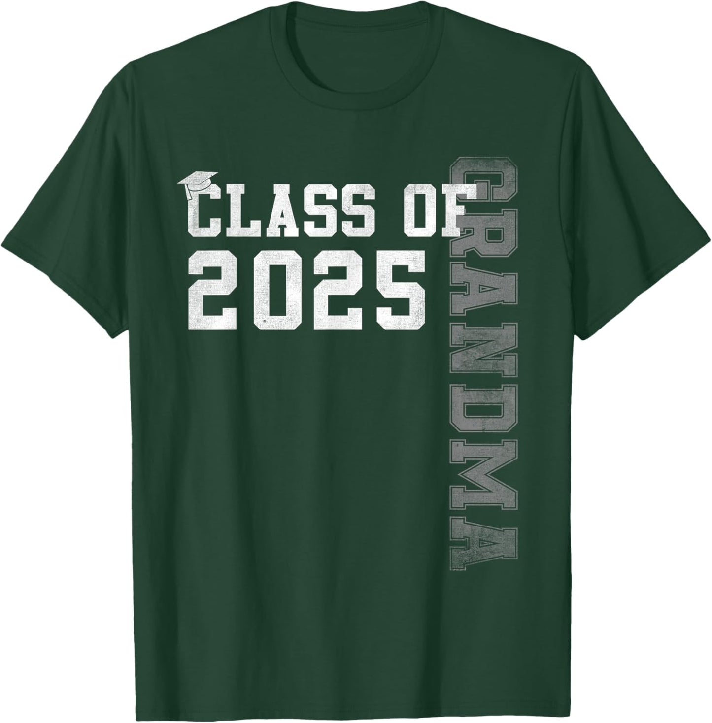 Grandma Senior 2025 Proud Grandma Of A Class Of 2025 T-Shirt - T-Shirt | Forest