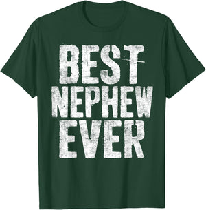 Best Nephew Ever Shirt Funny Aunt Uncle T-Shirt - T-Shirt | Forest